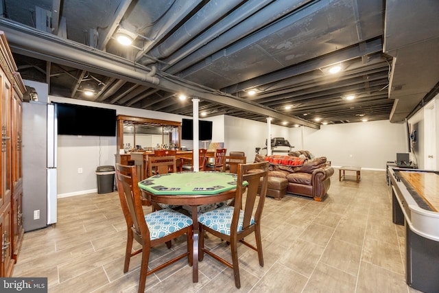 2200 Summerdale Ln, Linfield, PA 19468 - dining space with baseboards