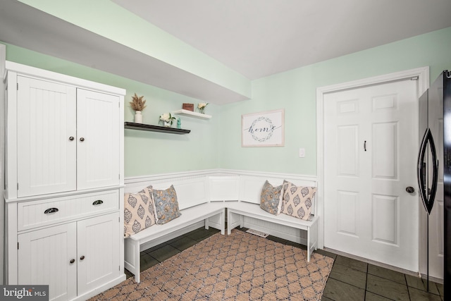 1576 Delong Dr, Downingtown, PA 19335 - mudroom with tile patterned flooring and wainscoting