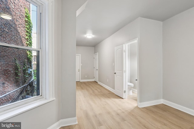308 S 56th St, Philadelphia, PA 19143 - hall with light wood-style floors and baseboards