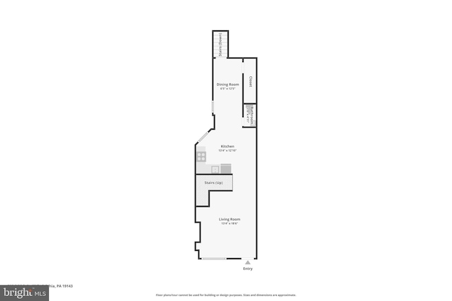 308 S 56th St, Philadelphia, PA 19143 - property floor plan