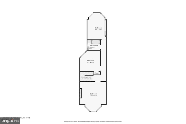 308 S 56th St, Philadelphia, PA 19143 - room layout