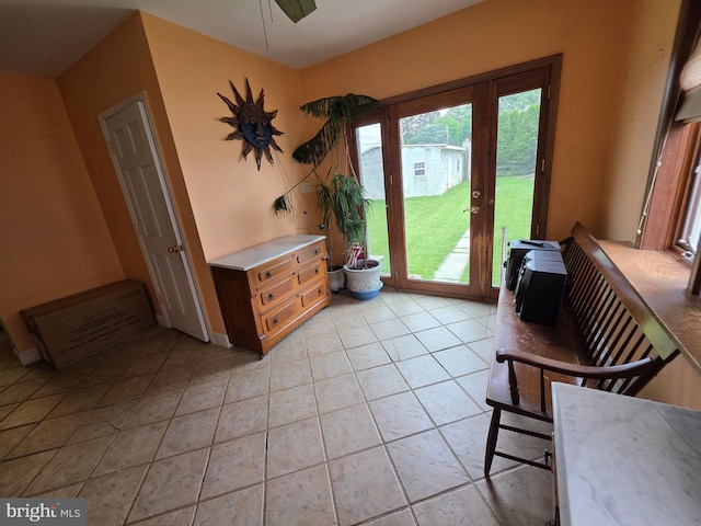 120 S Morwood Ave, Reading, PA 19609 - doorway to outside with light tile patterned floors