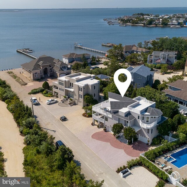 32-B Long Beach Blvd, Long Beach Township, NJ 08008 - aerial view of residential area with a large body of water