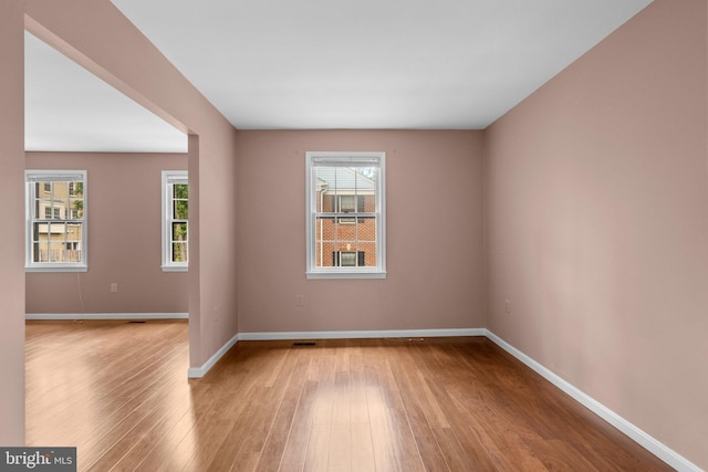 4849 Carriagepark Rd, Fairfax, VA 22032 - empty room with light wood-type flooring and baseboards