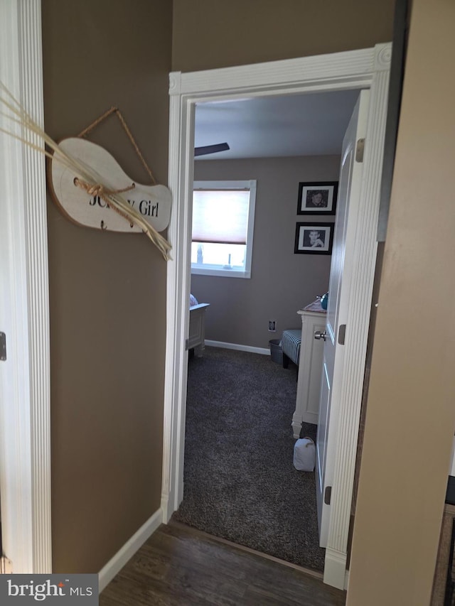 367 Dock Rd, West Creek, NJ 08092 - bathroom with baseboards and wood finished floors