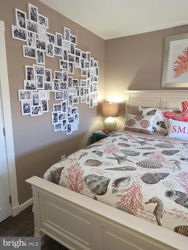 367 Dock Rd, West Creek, NJ 08092 - bedroom with dark colored carpet