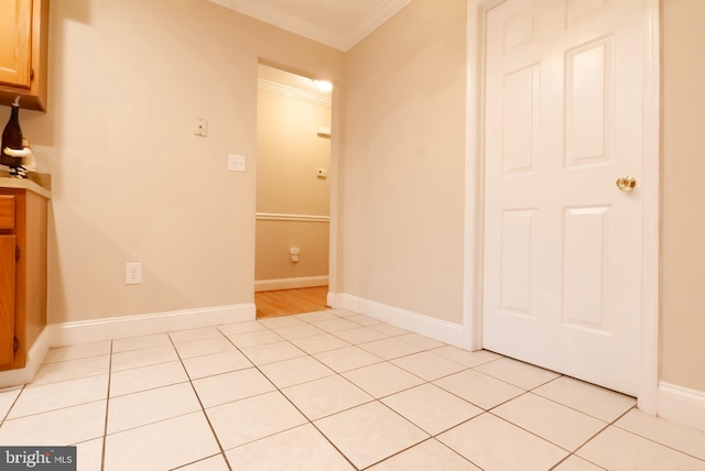 20 Kennebec Ct, Bordentown, NJ 08505 - spare room featuring ornamental molding and light tile patterned flooring