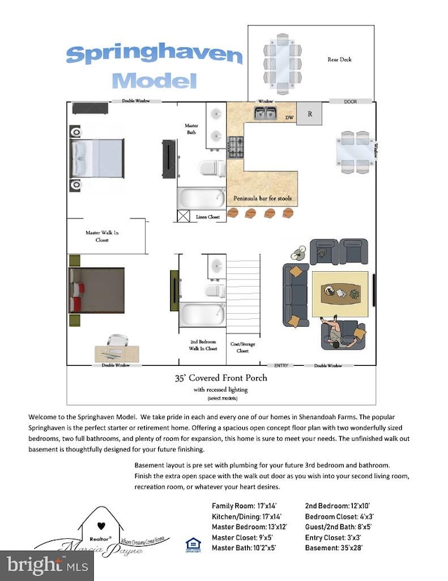 230 Spring Hollow Rd, Front Royal, VA 22630 - home floor plan