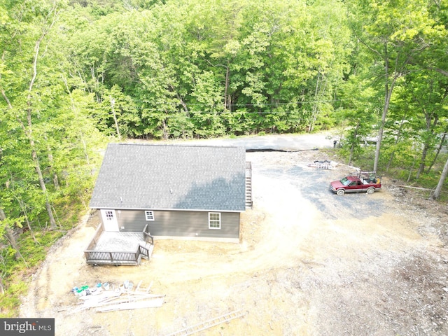 230 Spring Hollow Rd, Front Royal, VA 22630 - view from above of property with a heavily wooded area