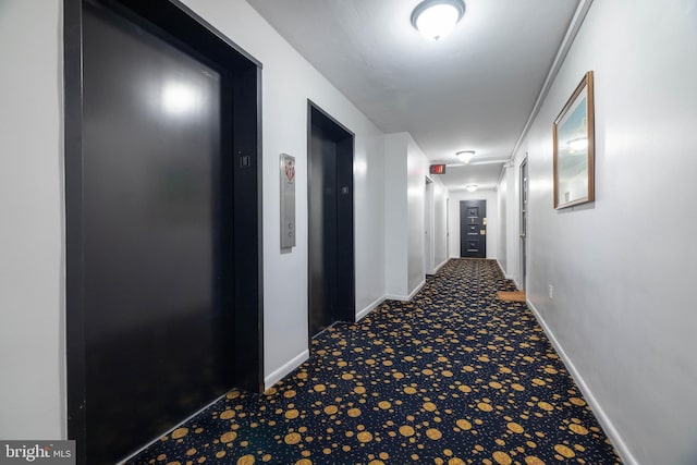 1301 N Harrison St Unit 1108, Wilmington, DE 19806 - hall featuring elevator and baseboards