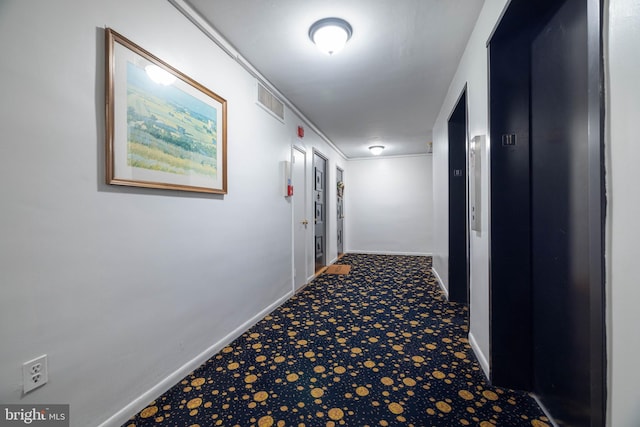 1301 N Harrison St Unit 1108, Wilmington, DE 19806 - hall featuring elevator and baseboards