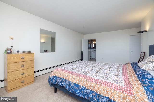 1301 N Harrison St Unit 1108, Wilmington, DE 19806 - bedroom with baseboard heating and carpet flooring