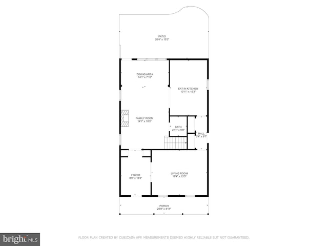 2606 Caroline St, Fredericksburg, VA 22401 - floor plan / room layout