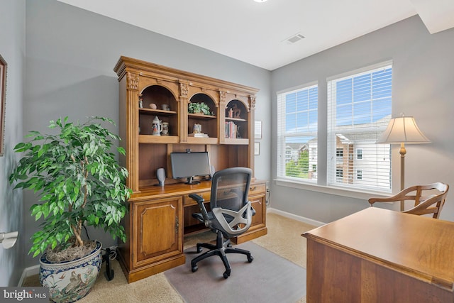 20620 Hope Spring Ter Unit 401, Ashburn, VA 20147 - home office featuring baseboards and light colored carpet