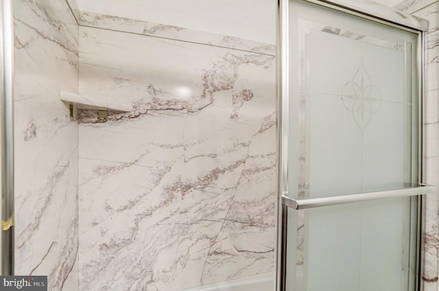 5901 Wivenhoe Ct, Alexandria, VA 22315 - bathroom with enclosed tub / shower combo