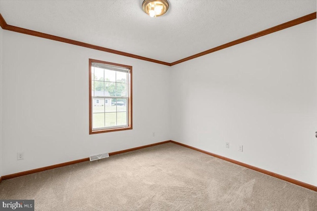 4767 S Ox Rd, Edinburg, VA 22824 - spare room featuring carpet flooring and ornamental molding