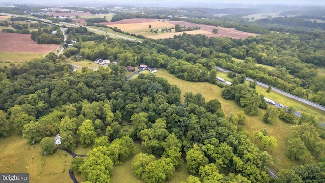 4767 S Ox Rd, Edinburg, VA 22824 - aerial view of property's location featuring rural landscape