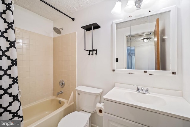 111 Sue Ann Ct, Sterling, VA 20164 - full bathroom with a textured ceiling, shower / bath combo, and vanity