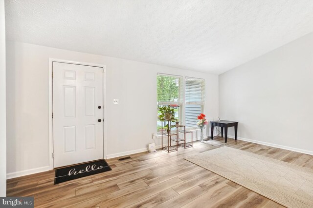111 Sue Ann Ct, Sterling, VA 20164 - entryway featuring wood finished floors and a textured ceiling