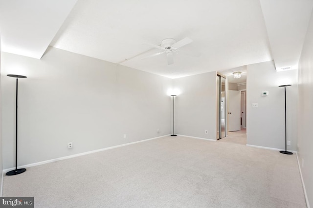 5902 Mount Eagle Dr Unit 718, Alexandria, VA 22303 - unfurnished room featuring a ceiling fan and light colored carpet