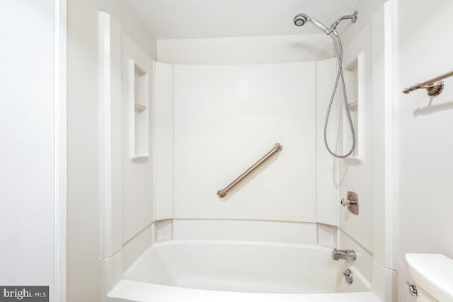 5902 Mount Eagle Dr Unit 718, Alexandria, VA 22303 - full bathroom featuring shower / washtub combination and toilet