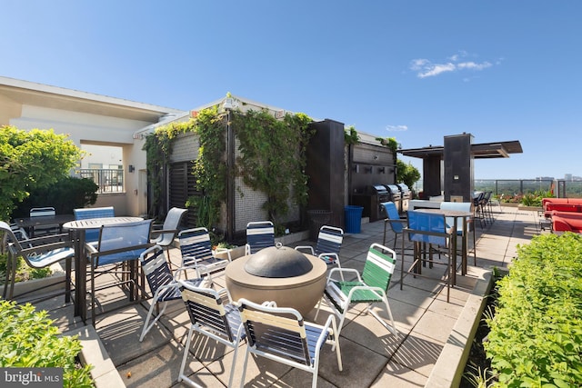 851 N Glebe Rd Unit 1508, Arlington, VA 22203 - view of patio with outdoor dining area