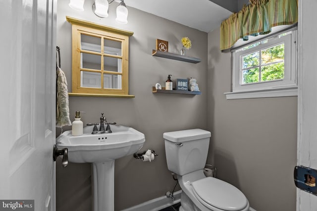 3 Adrian Pl, Newtown, PA 18940 - half bathroom with toilet and baseboards