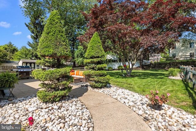 3 Adrian Pl, Newtown, PA 18940 - view of yard with a patio and outdoor lounge area