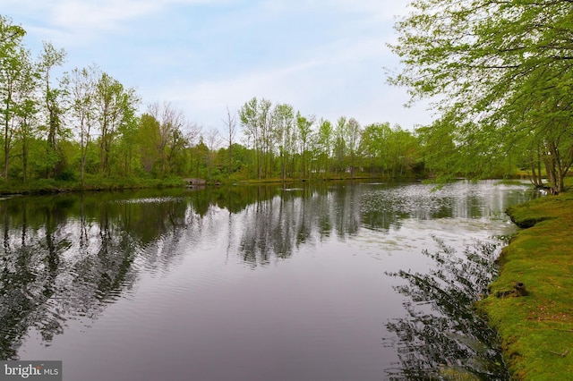 606 Yorkshire Ct, Sewell, NJ 08080 - water view featuring a heavily wooded area