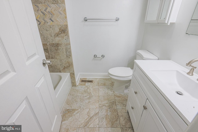 15 Woodenbridge Ct Unit C, Reisterstown, MD 21136 - bathroom featuring vanity and stone tile flooring