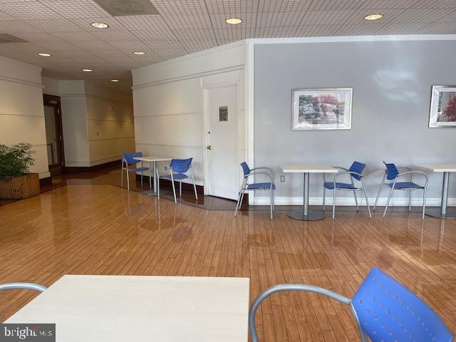 309 Yoakum Pkwy Unit 1809, Alexandria, VA 22304 - common area with recessed lighting and crown molding