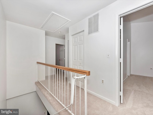 2482 Wentworth Dr Unit 2482, Crofton, MD 21114 - corridor with attic access and carpet floors
