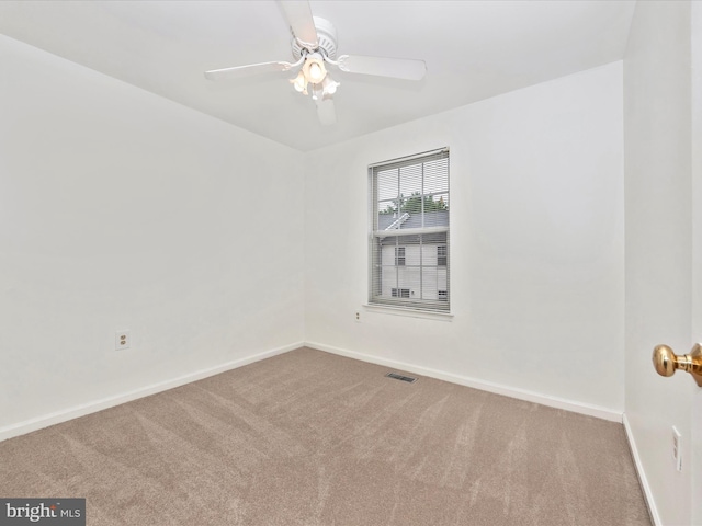 2482 Wentworth Dr Unit 2482, Crofton, MD 21114 - carpeted empty room featuring baseboards and ceiling fan