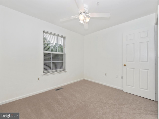 2482 Wentworth Dr Unit 2482, Crofton, MD 21114 - spare room with carpet, ceiling fan, and a pendent fire sprinkler