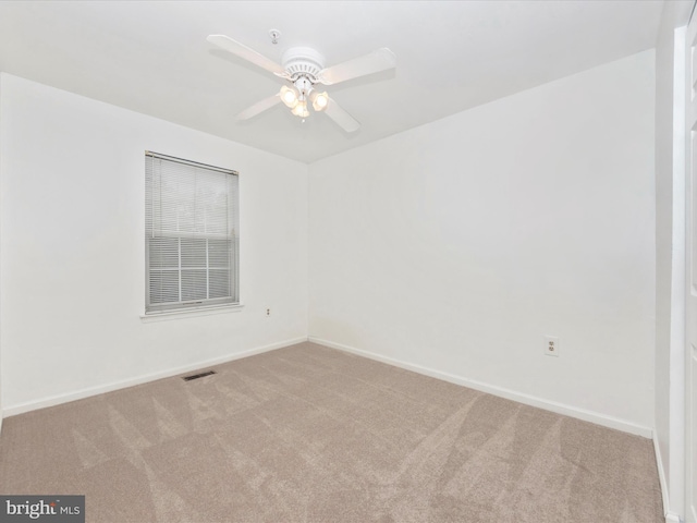 2482 Wentworth Dr Unit 2482, Crofton, MD 21114 - carpeted spare room with baseboards and ceiling fan