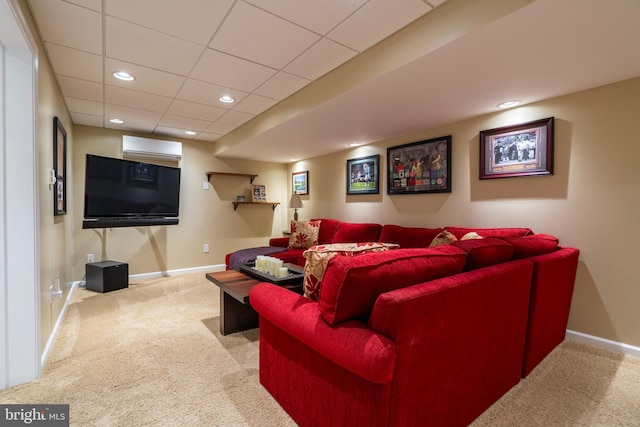 102 Warwick Way N, Wales, PA 19454 - carpeted home theater featuring baseboards and recessed lighting