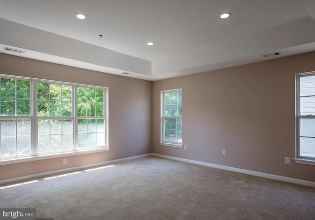 6215 Erland Way, Lanham, MD 20706 - carpeted empty room with plenty of natural light, baseboards, and recessed lighting