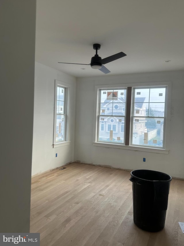 11 E 13th, Long Beach Township, NJ 08008 - empty room featuring wood finished floors and a ceiling fan