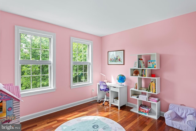 4300 Mountain Laurel Way, Brandywine, MD 20613 - rec room featuring wood finished floors and baseboards