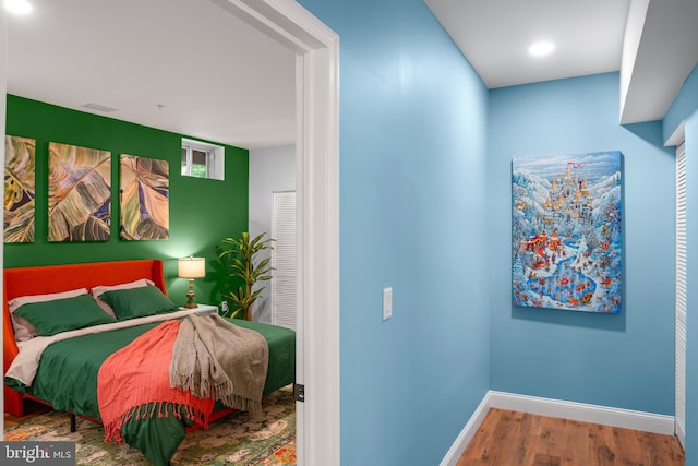 4300 Mountain Laurel Way, Brandywine, MD 20613 - bedroom featuring wood finished floors and baseboards