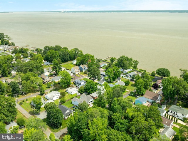 29 8th St, Colonial Beach, VA 22443 - aerial view of residential area featuring a nearby body of water
