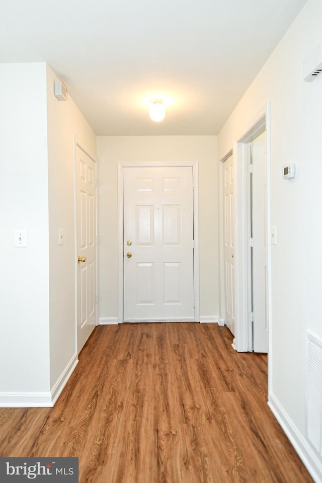 1031 Gardenview Loop Unit 103, Woodbridge, VA 22191 - hallway with wood finished floors and baseboards