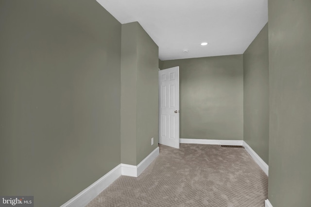 503 W 27th St, Baltimore, MD 21211 - carpeted empty room with baseboards and recessed lighting