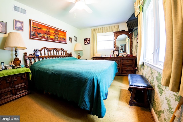 2720 Hidden Valley Rd, Accokeek, MD 20607 - carpeted bedroom featuring a ceiling fan