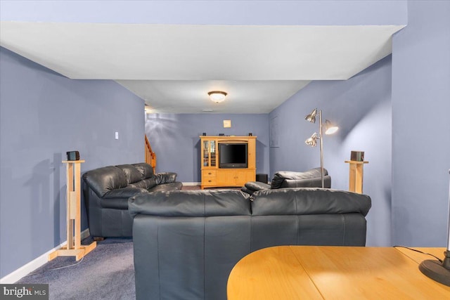 1381 Sunwood Ter, Annapolis, MD 21409 - living room featuring carpet floors and baseboards