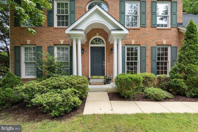 1381 Sunwood Ter, Annapolis, MD 21409 - entrance to property featuring brick siding