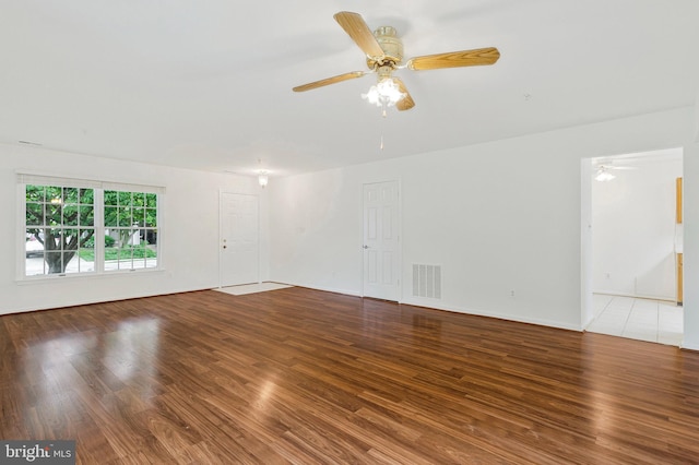 2615 Rigging Dr Unit 2615, Annapolis, MD 21401 - empty room featuring wood finished floors and a ceiling fan