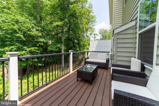233 W Ponds Edge Dr, Media, PA 19063 - wooden terrace with an outdoor hangout area