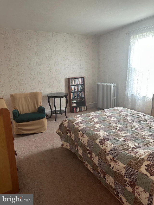409 S Balliet St, Frackville, PA 17931 - carpeted bedroom featuring radiator heating unit