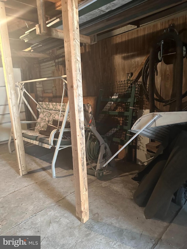 409 S Balliet St, Frackville, PA 17931 - miscellaneous room with wood walls